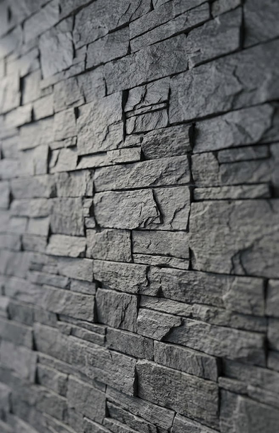 Stacked stone cladding texture