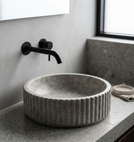 Basin and wall tap
