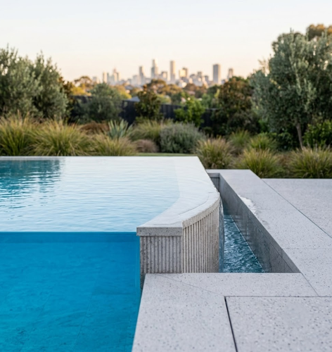 Infinity edge pool