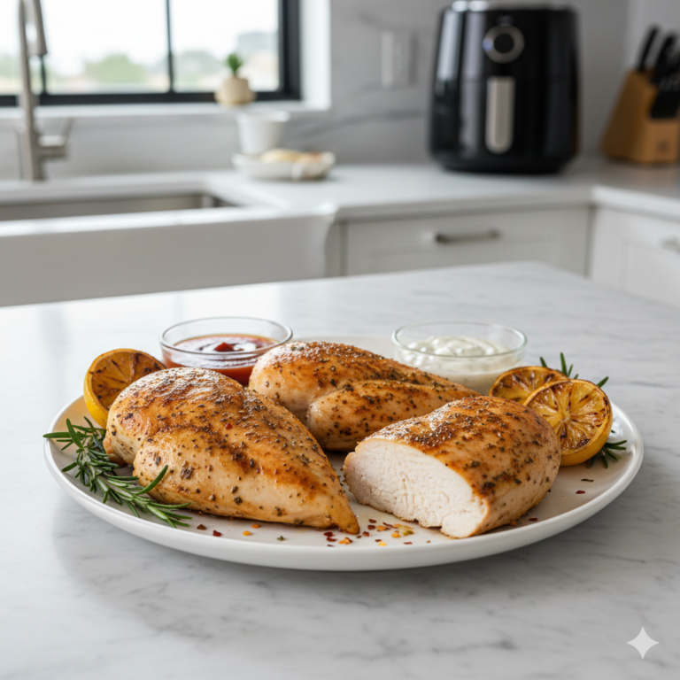 Juicy Air Fryer Chicken Breasts (Easy & Fast)