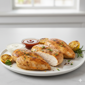 Juicy Air Fryer Chicken Breasts